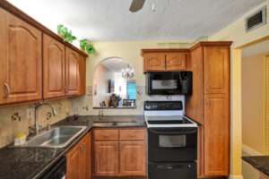 Remodeled Kitchen with Pass Thru to Dining